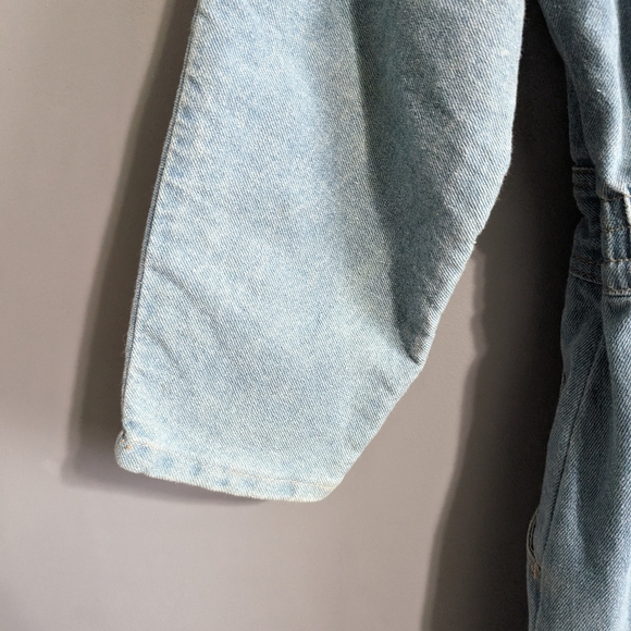 Impromptu vintage women's blue jean midi western longsleeve dress size 10 - Picture 16 of 16